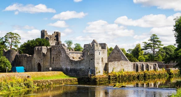 photo of view of Desmond Castle in Adare Co.Limerick - Ireland..