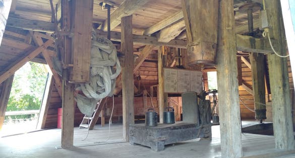 Photo from inside one of the houses in The Funen Village,Odense, Denmark.