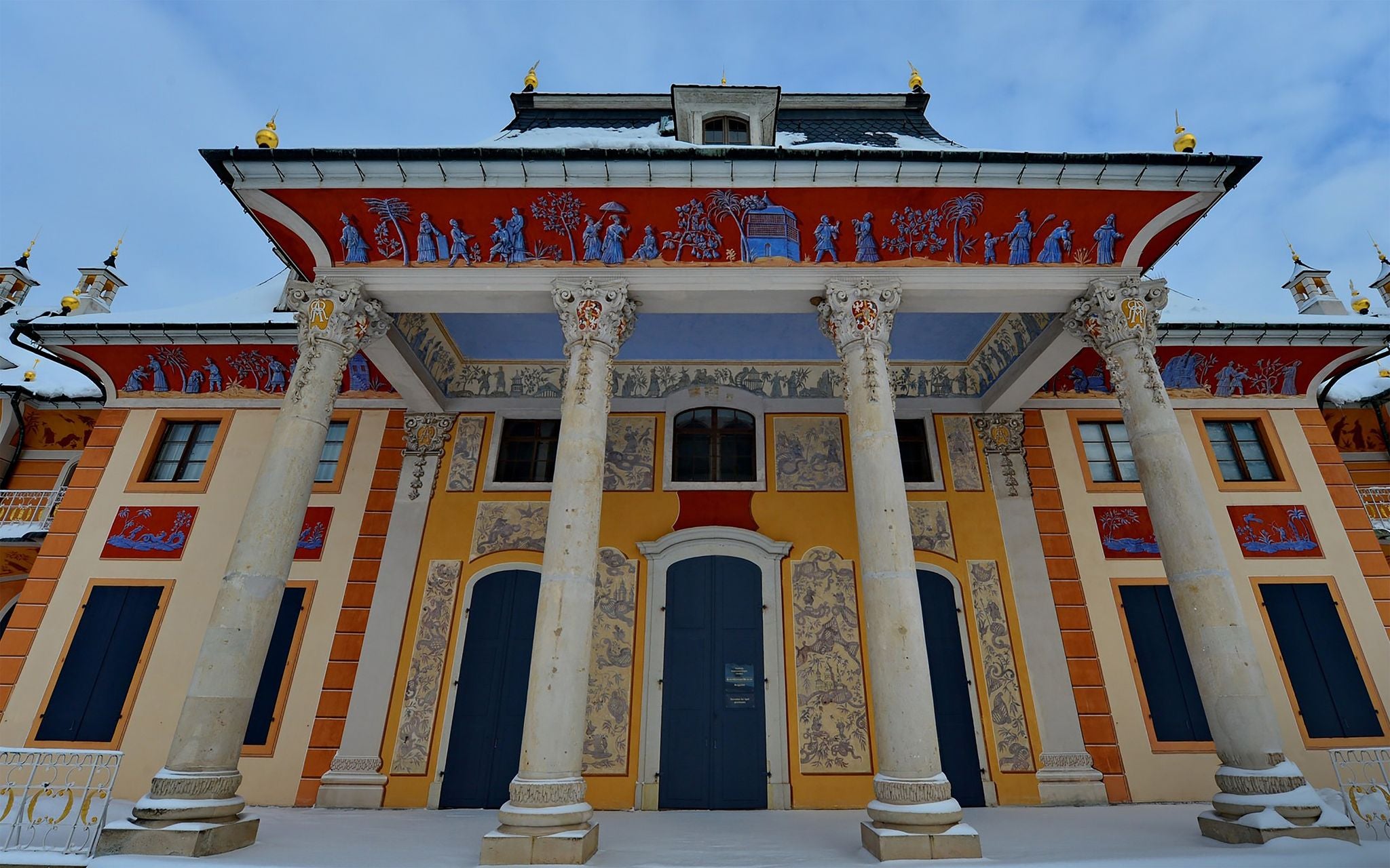 Bergpalais, Pillnitz Castle, Dresden, Saxony, Germany\