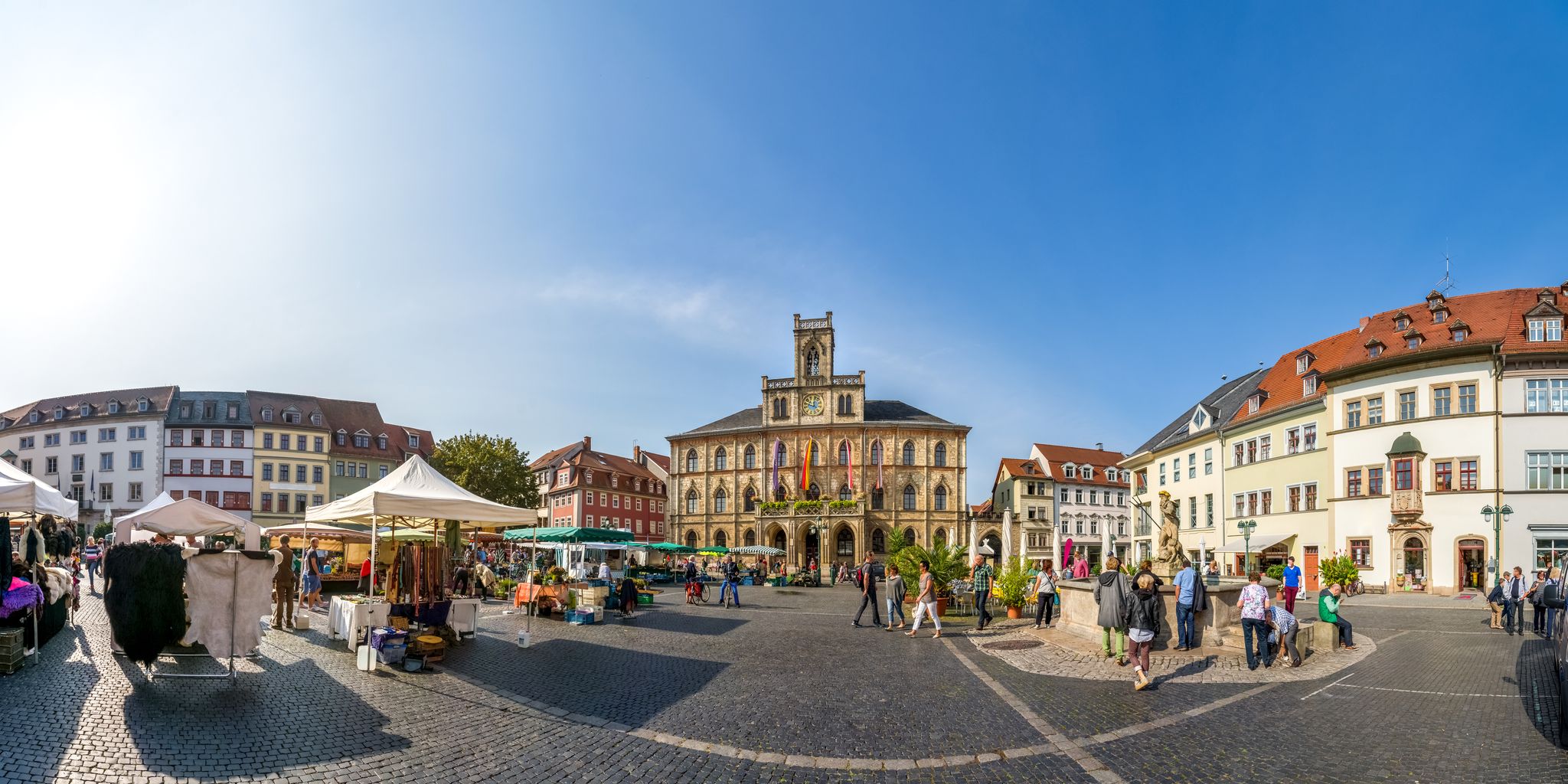 Weimar, Town Hall, Market Place,