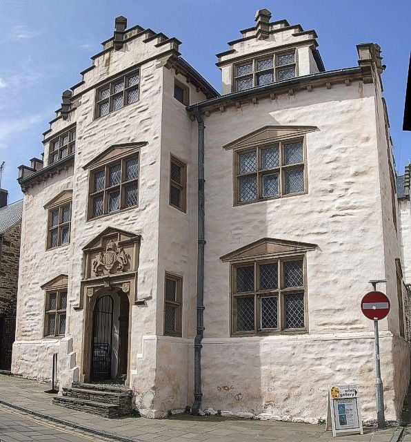 Photo of Plas Mawr that is an Elizabethan townhouse in Conwy, North Wales.