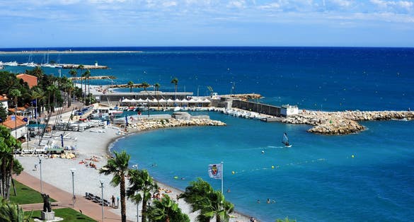 Cagnes-sur-Mer (Alpes-Maritimes, Provence-Alpes-Cote d'Azur, France).