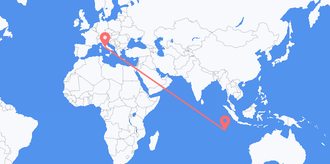 Cocos (Keeling) Islands to Italy