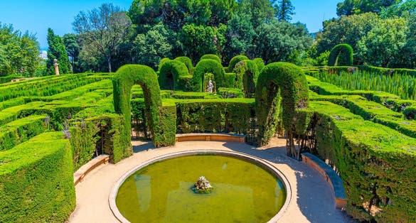 Photo of Parc del Laberint d'Horta in Barcelona, Spain.