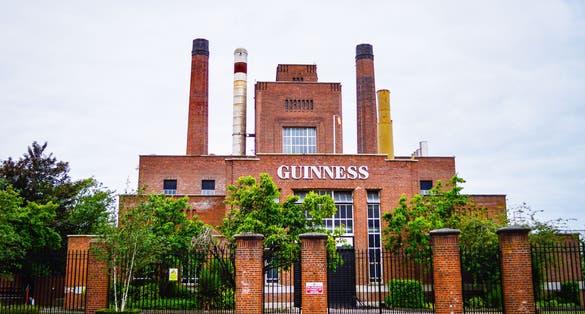 Photo of Guinness Storehouse, Popular Tourist Attraction in Dublin, Ireland.
