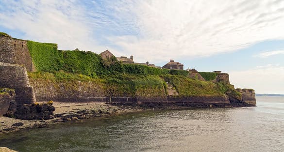 photo of view of Image of the Duncannon fort guarding entrance to Suir River Estuary,County Wexford,Ireland.