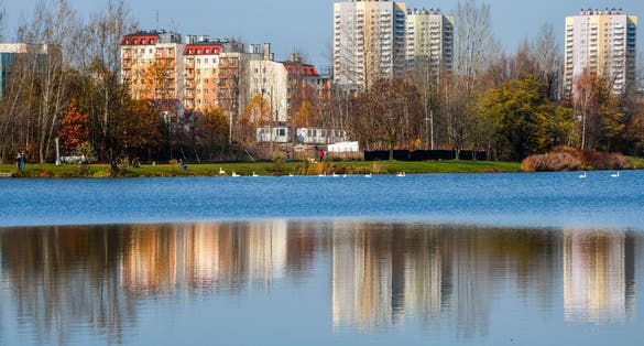 Photo of Valley of three ponds in Katowice.