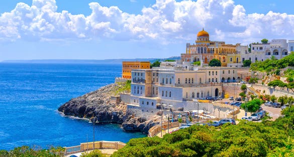 Santa Cesarea Terme - Salento Apulia region - Lecce province - south Italy .