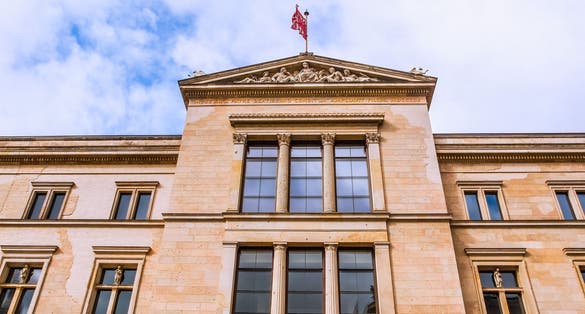 High dynamic range HDR Neues Museum in Museumsinsel in Berlin Germany