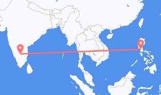 Bengaluru to Manila