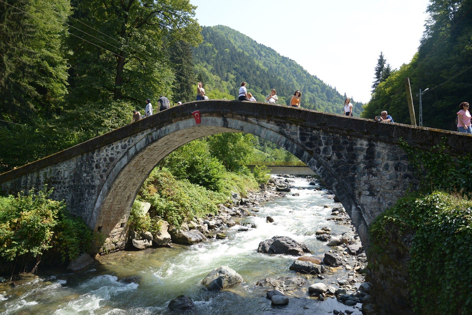 Micron Bridge, Çamlıhemşin, Rize, Black Sea Region, Turkey