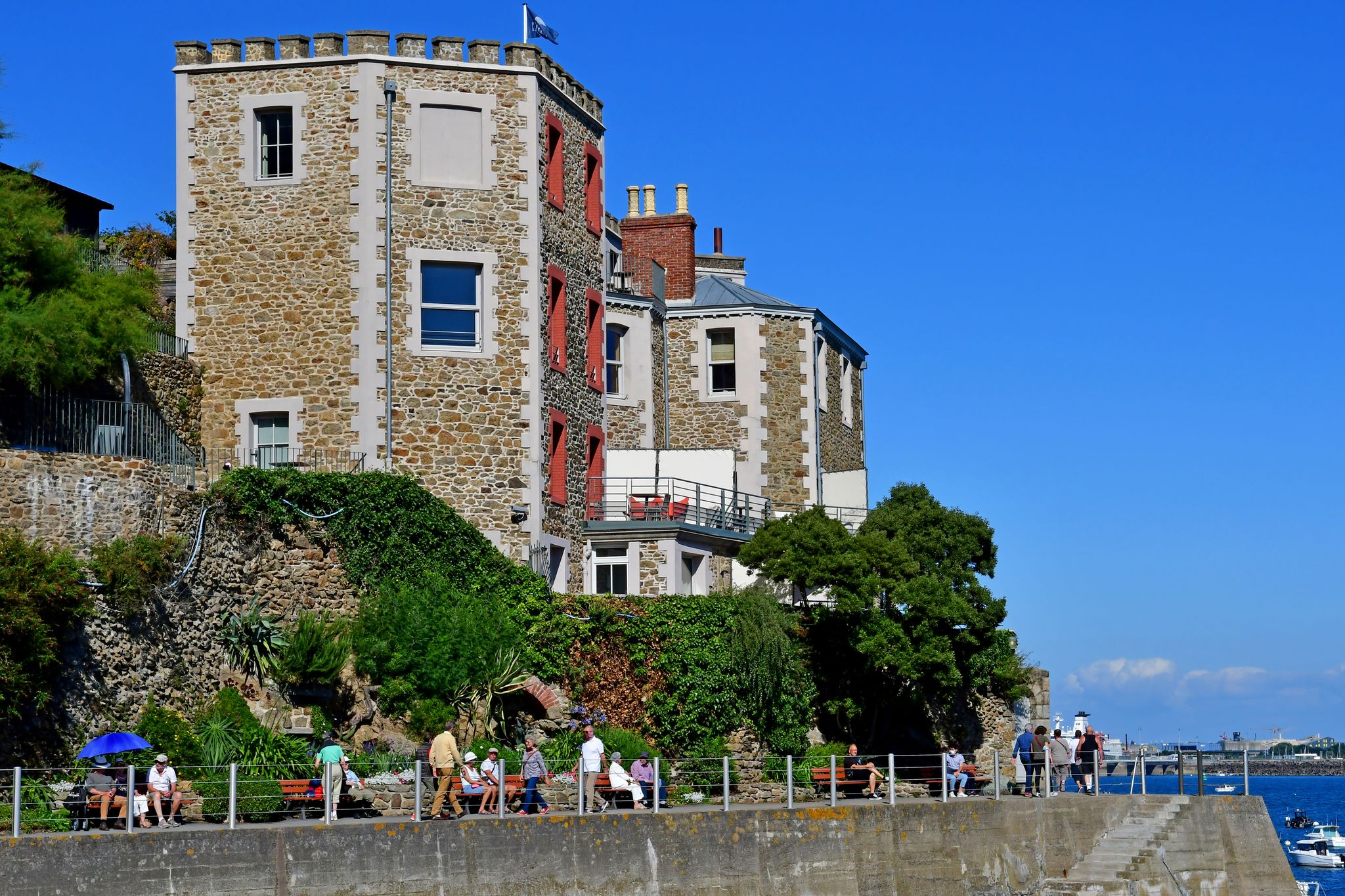  the picturesque city in summer.