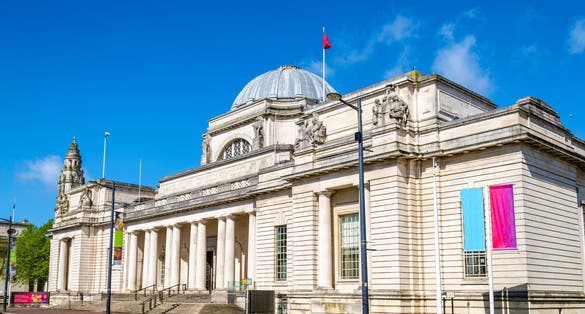 National Museum of Wales in Cardiff, Great Britain.
