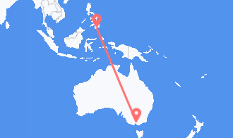 Melbourne to General Santos