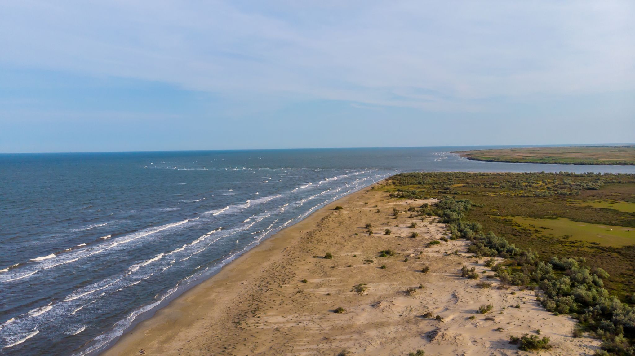 photo of view of Wild Beach Saint George Tulcea  ,Romania.
