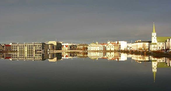 photo of view of Ráðhús Reykjavíkur, Reykjavík, Iceland.