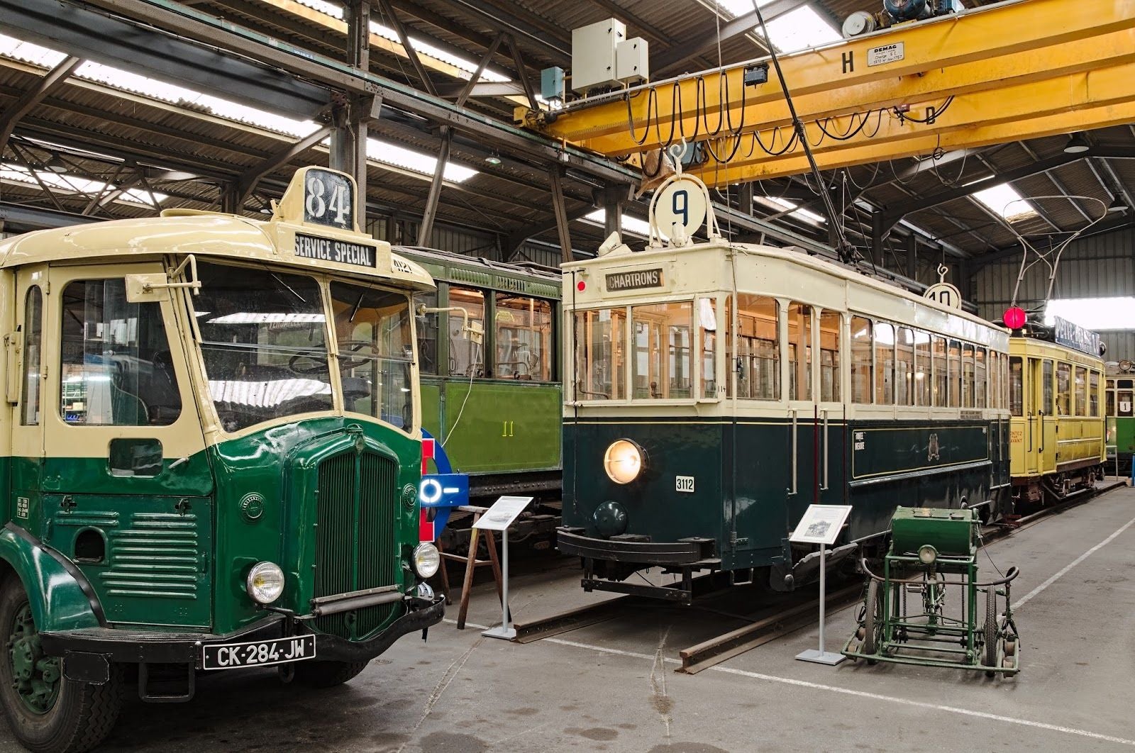 Museum of Urban Transport, Chelles, Torcy, Seine-et-Marne, Ile-de-France, Metropolitan France, France