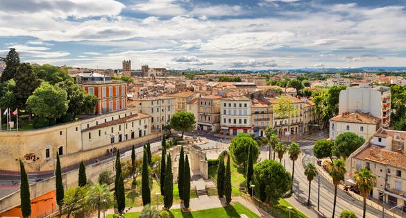 Photo of Montpellier one of the most "young" cities in France.