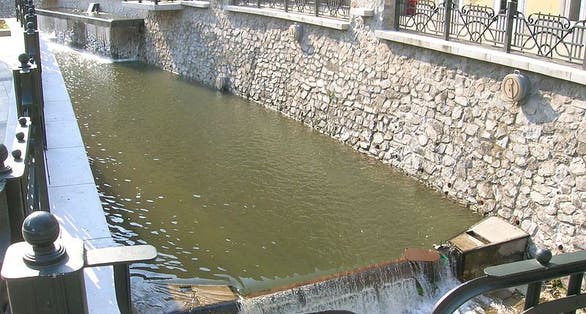 photo of view of Szinva Terrace, Miskolc, Hungary.