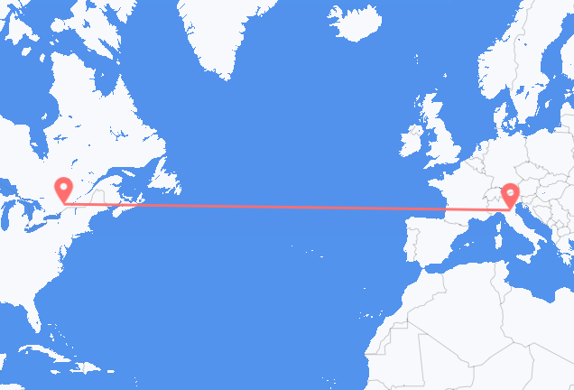 渥太華 到博洛尼亚