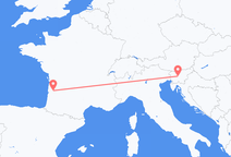 Bordeaux nach Ljubljana