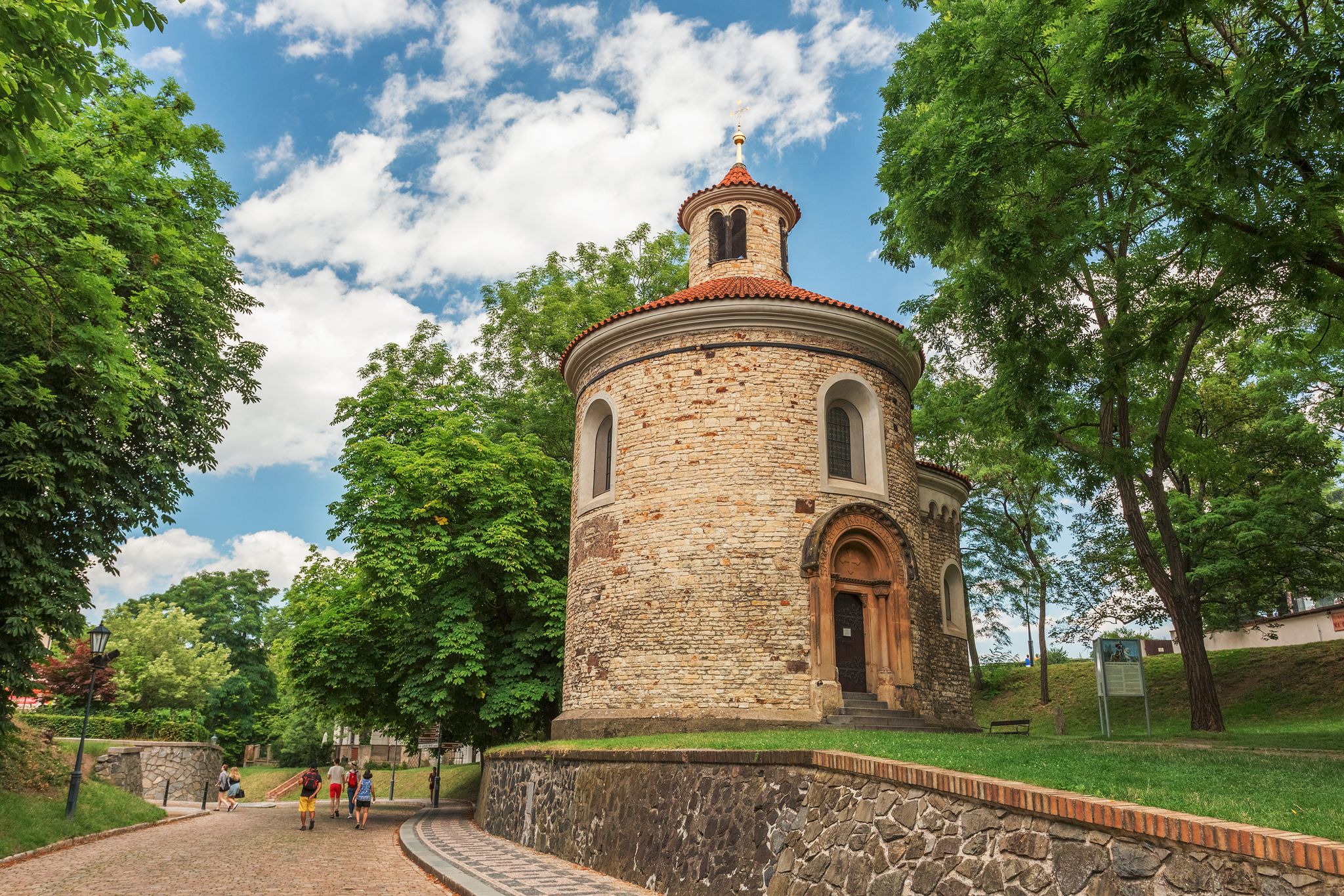 Photo of St. Martin rotunda, Vysehrad, Prague, Czech Republic.