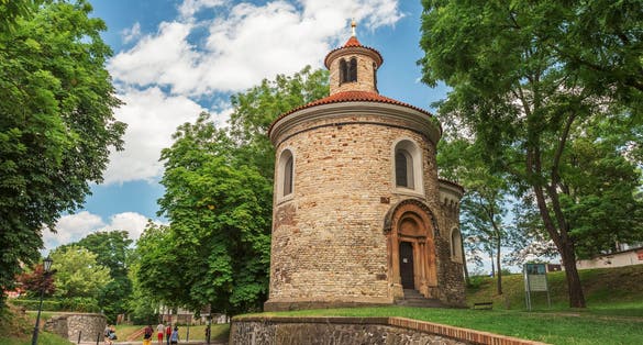 Photo of St. Martin rotunda, Vysehrad, Prague, Czech Republic.