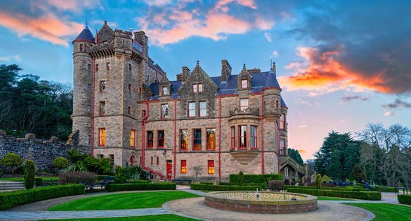 The Sunset at Belfast Castle