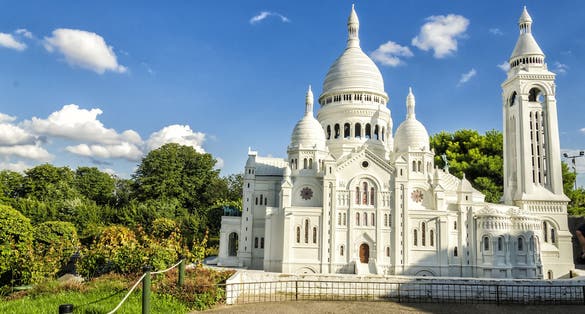 Sacre-Cour of Paris in Mini Europe.
