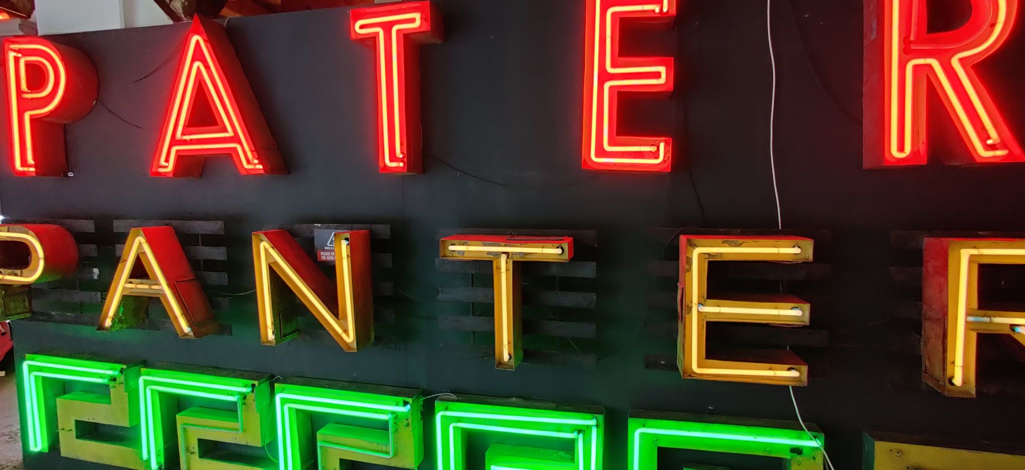 Neon sign Warsaw neon musem new art contemporary art night light abstract