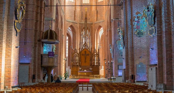 photo of Riga, Latvia - February, 2018: Interior of st. peter's church in Riga, Latvia.