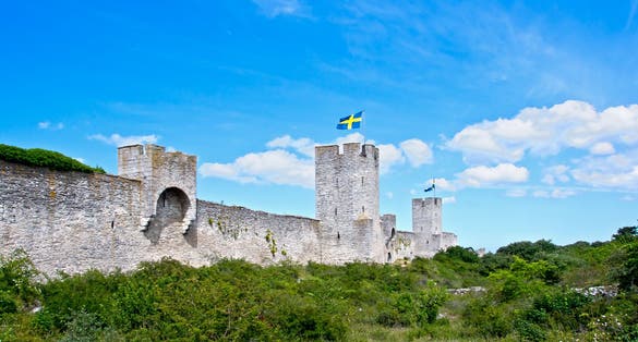 The defensive wall of Visby.