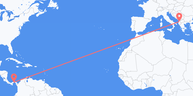 Panamá a Albania