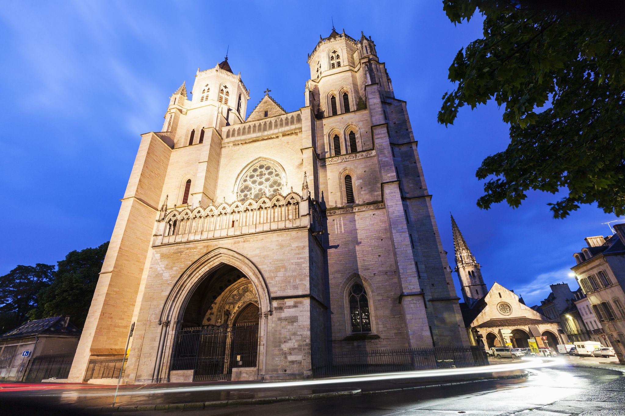 St Benigne Cathedral in Dijon. Dijon, Burgundy, France