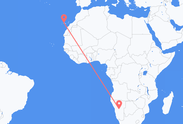 Windhoek to Tenerife