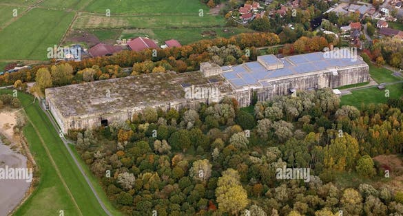 photo of Valentin submarine pens ,Bremen Germany.
