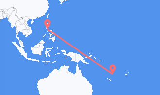 Port Vila to Manila