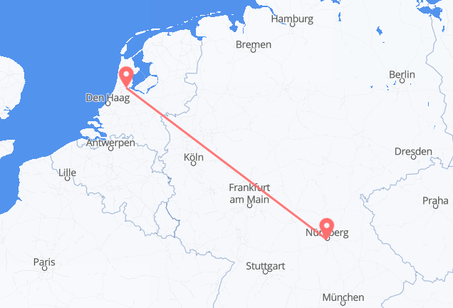 Nuremberg to Amsterdam