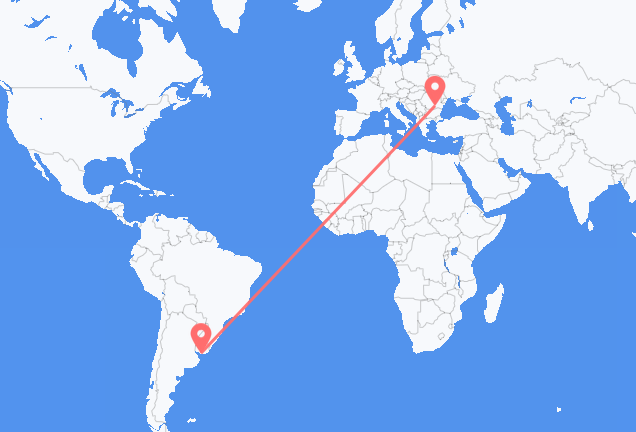 Montevideo to Bucharest