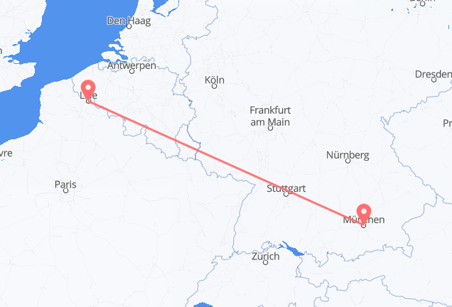 Lille to Munich