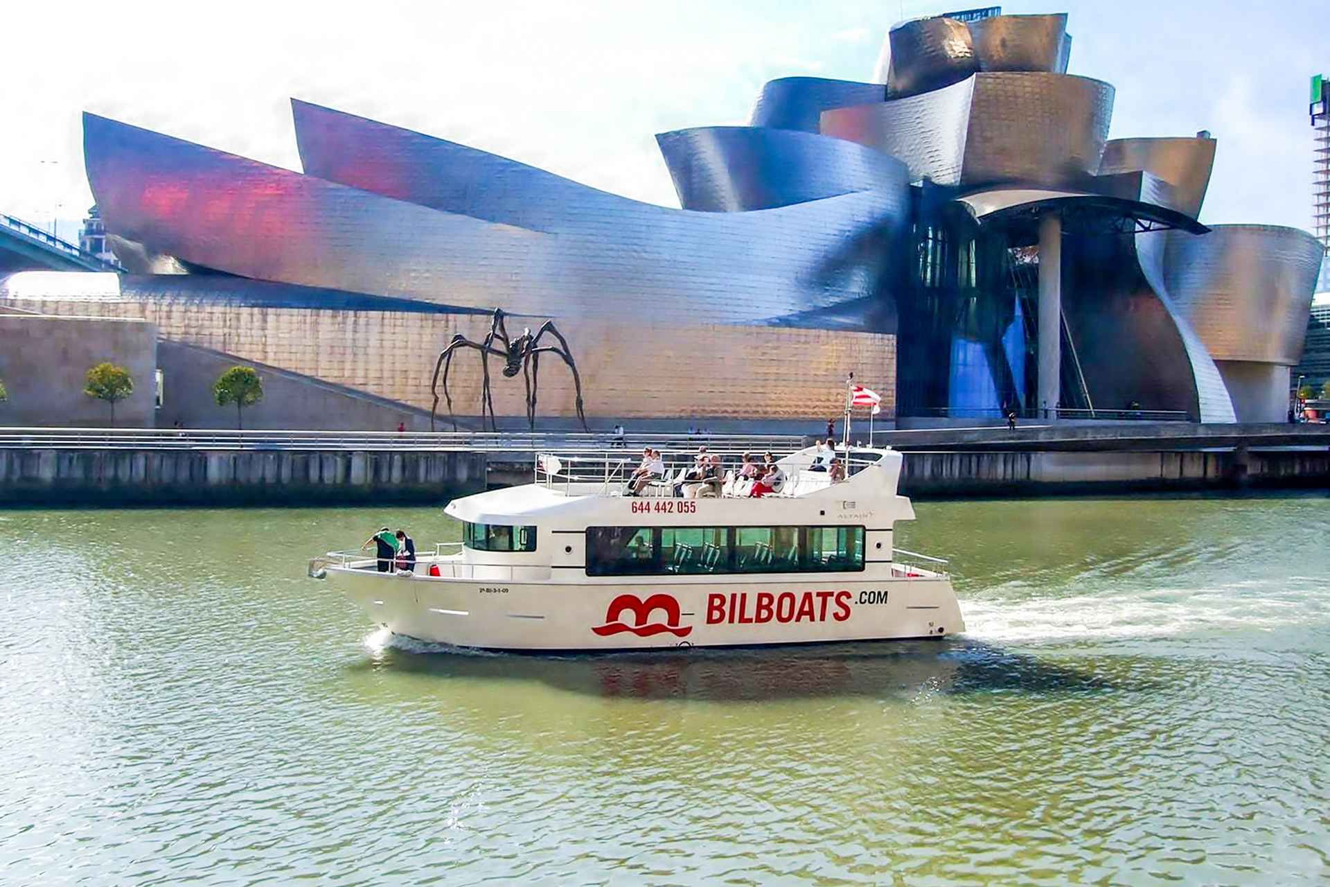 1-Hour Bilbao city Boat Tour or 2-Hour cruise to Portugalete