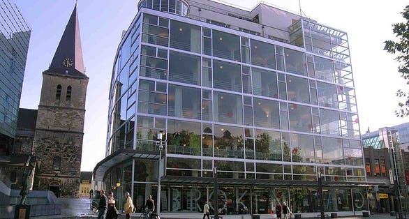 photo off view of Glaspaleis in Heerlen, the Netherlands.