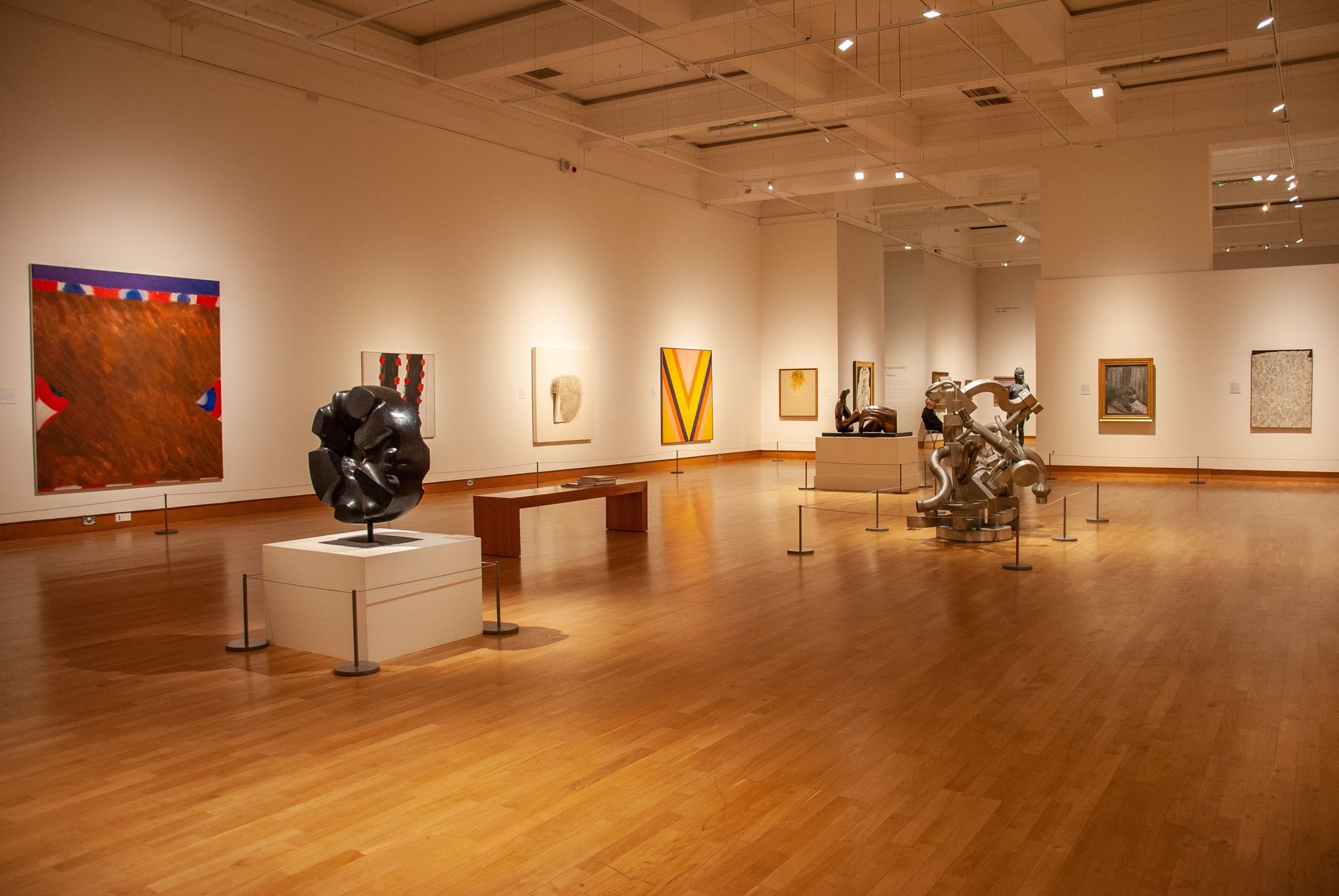 Art exhibition room Ulster Museum in Belfast, Northern Ireland.