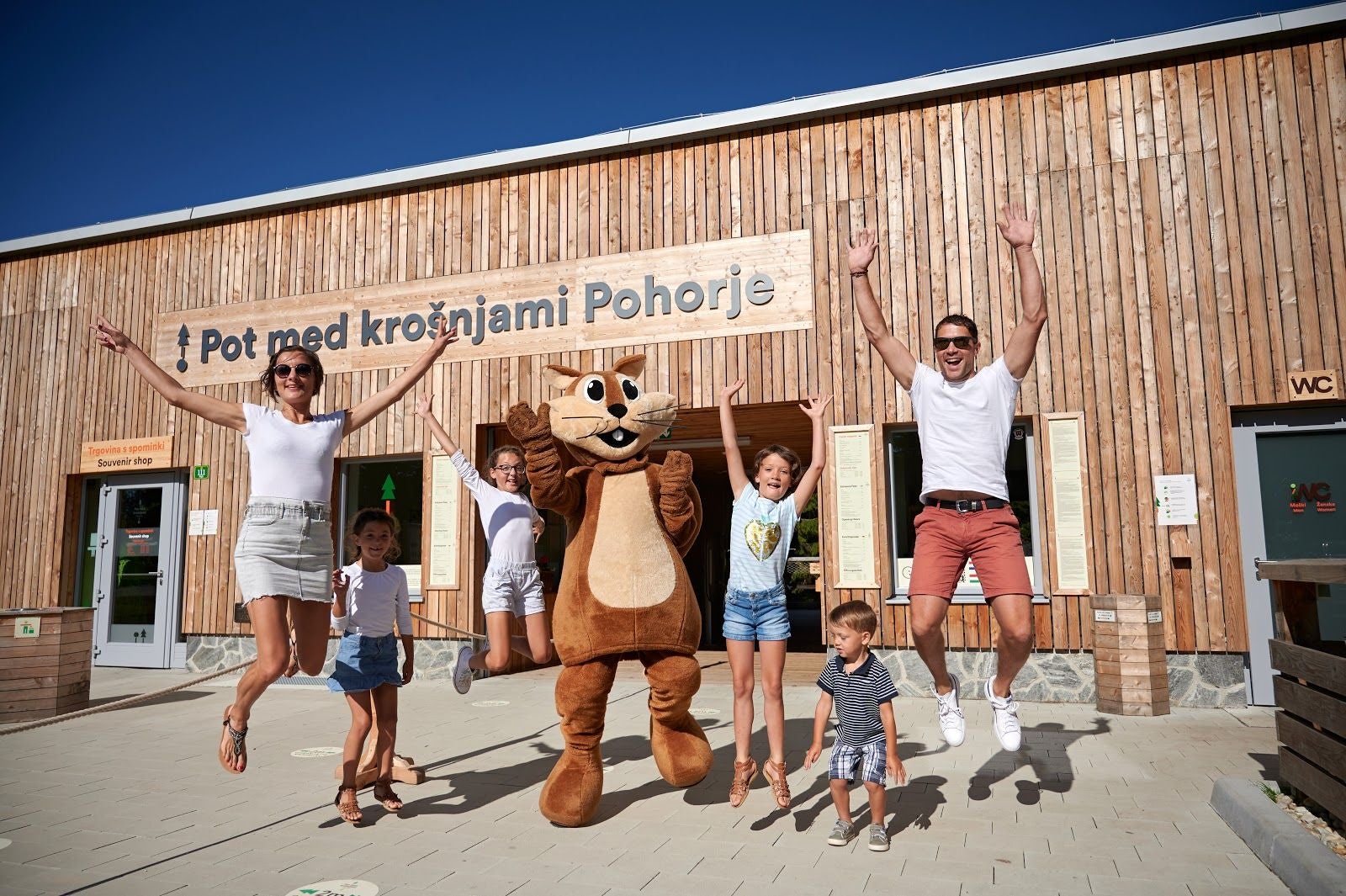 Pot med krošnjami Pohorje, Zreče, Slovenia