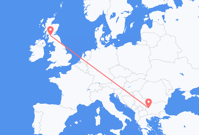 Glasgow to Sofia