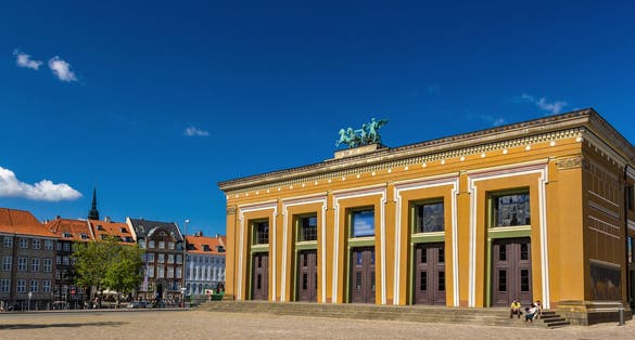 Photo of Thorvaldsens Museum in Copenhagen, Denmark.