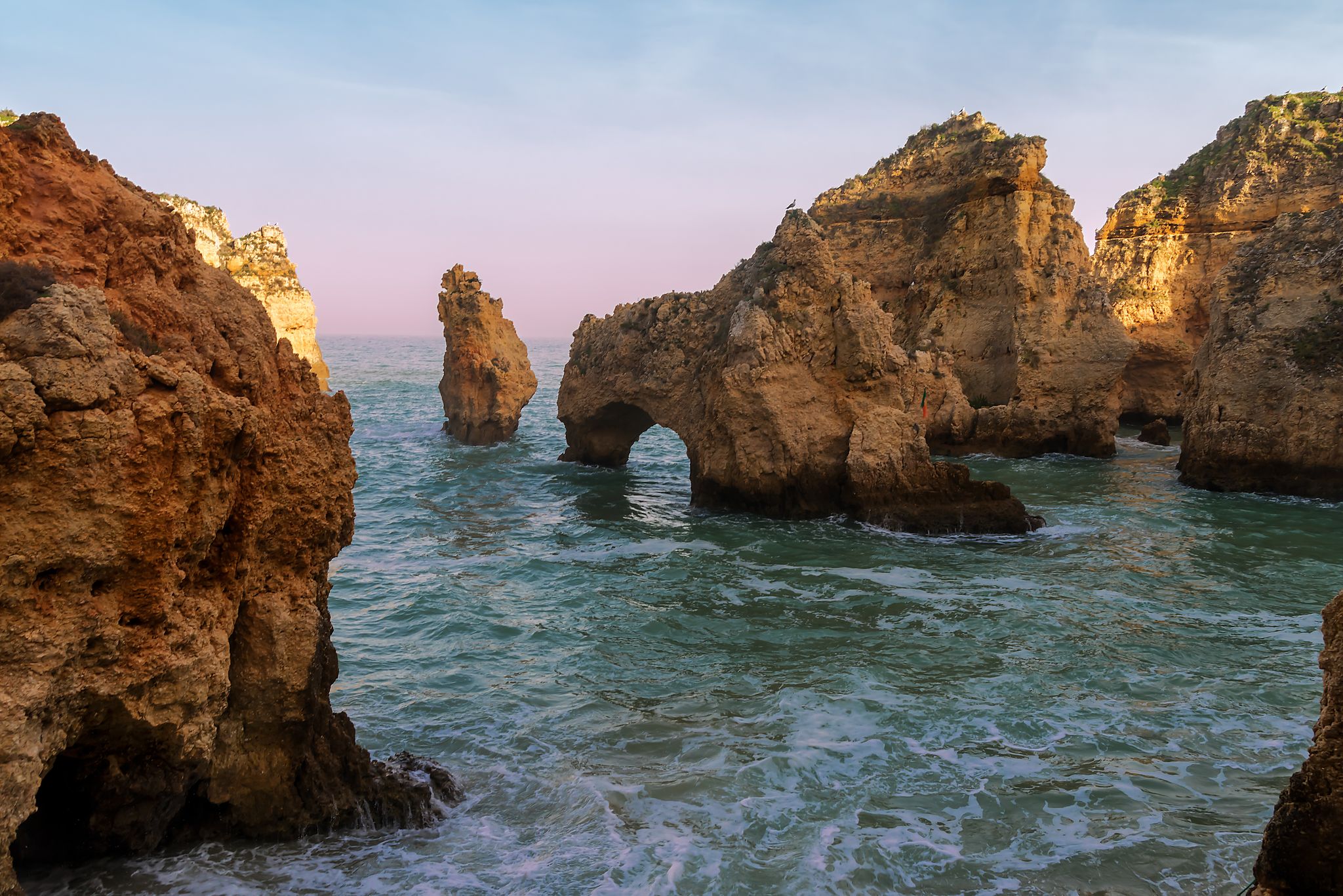 Photo of Praia do Camilo in Lagos, Portugal.