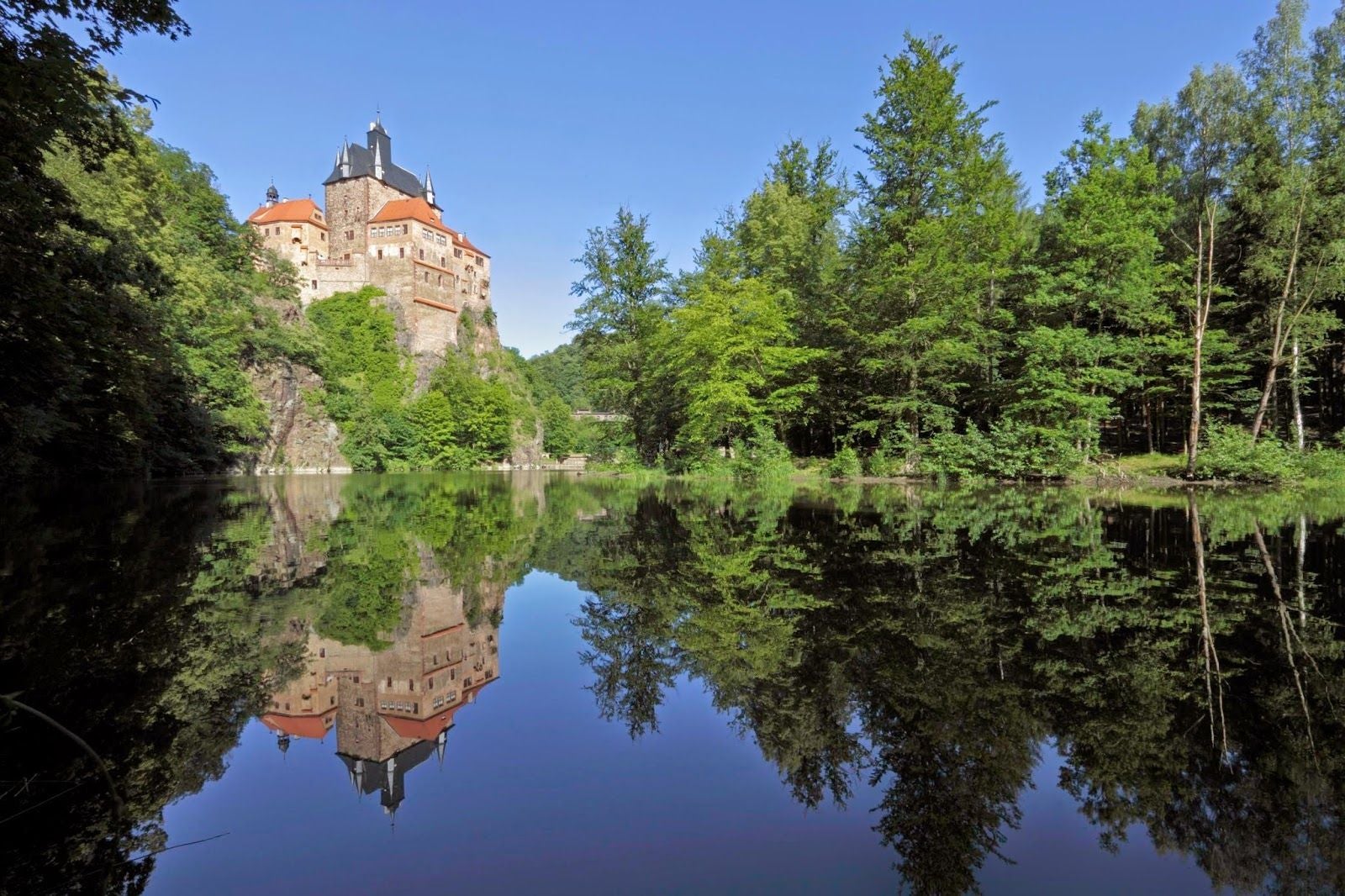 Kriebstein Castle, Kriebstein, Mittelsachsen, Saxony, Germany