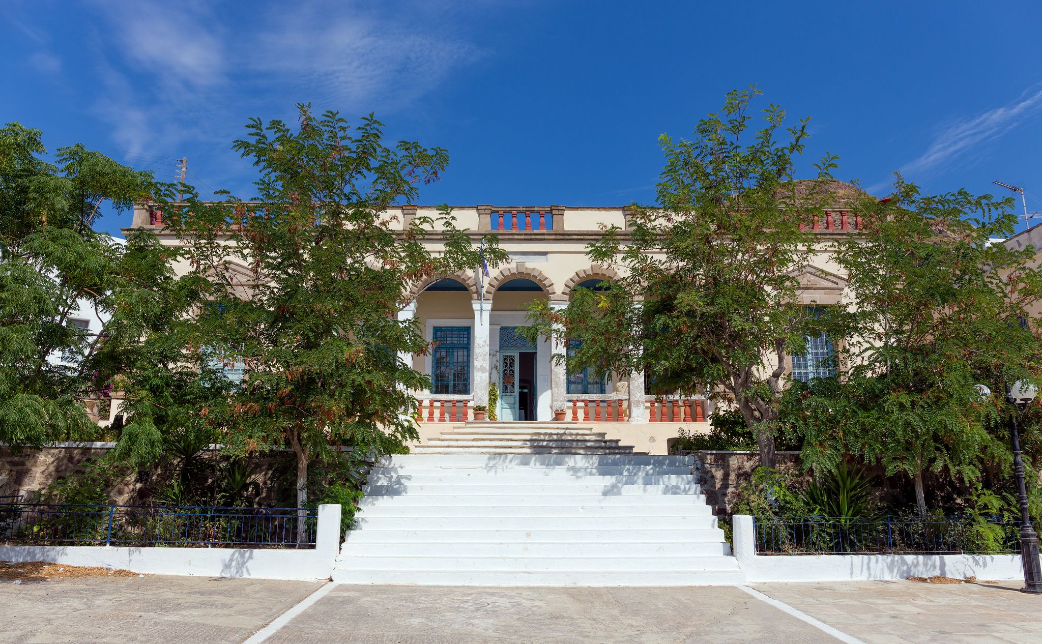 photo of Archaeological museum of Milos island, plaka, Greece.