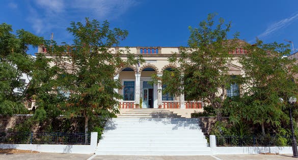 photo of Archaeological museum of Milos island, plaka, Greece.